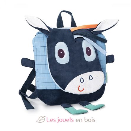 Weicher Rucksack Ignace der Esel LL84481 Lilliputiens 1