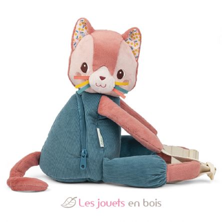 Weicher rucksack Jeanne die Katze LI-84487 Lilliputiens 1