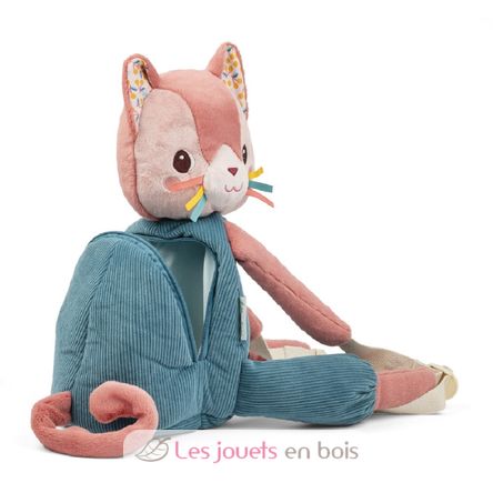 Weicher rucksack Jeanne die Katze LI-84487 Lilliputiens 3