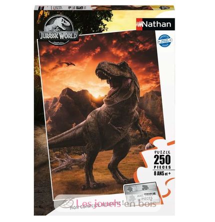 Puzzle T-Rex Jurassic World 3 250 Teile NA861583 Nathan 1