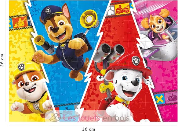 Puzzle Die bunte Paw Patrol 60 Teile N86186 Nathan 3