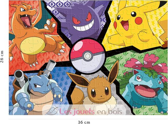 Puzzle Pikachu, Evoli und Co 100 Teile N86188 Nathan 3