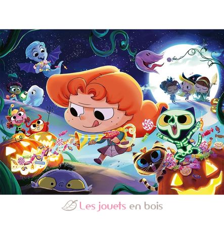 Puzzle Halloween mit Mortelle Adèle 250 Teile N86199 Nathan 2