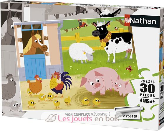 Puzzle Meine Farmfreunde 30 Teile N863655 Nathan 1