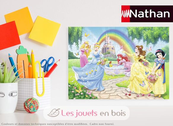 Puzzle Disney-Prinzessinnen 100 Teile N86708 Nathan 3