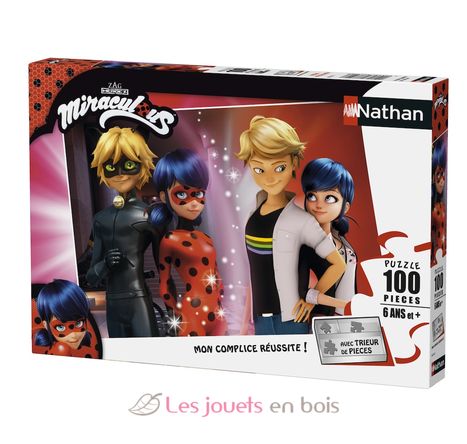 Puzzle Miraculous 100 Teile N867431 Nathan 1