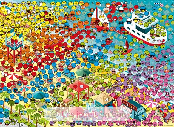 Puzzle Die Welt der Smilies 500 Teile N872381 Nathan 2