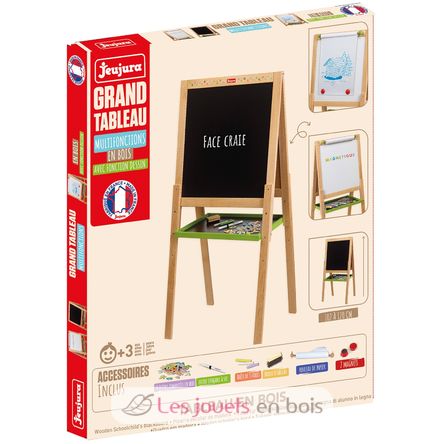 Tafel für Kinder aus Holz mit Malrolle JJ8763 Jeujura 3