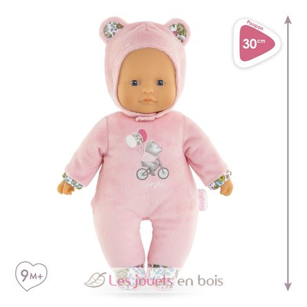 Puppe Pti' Coeur rosa Bär CO-9000100700 Corolle 6