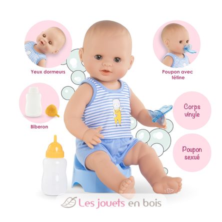 Paul, ​​die pinkelnde Babypuppe CO-9000130410 Corolle 5