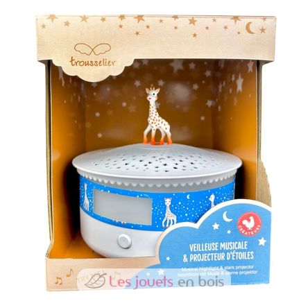 Nachtlicht mit Sternprojektor Sophie die Giraffe TR9061 Trousselier 3