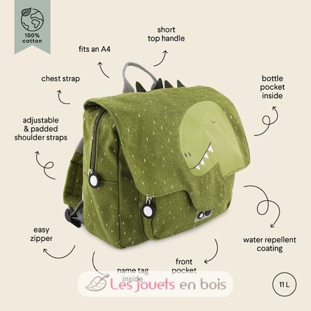 Schultasche Mr Dino TX-91-201 Trixie 4