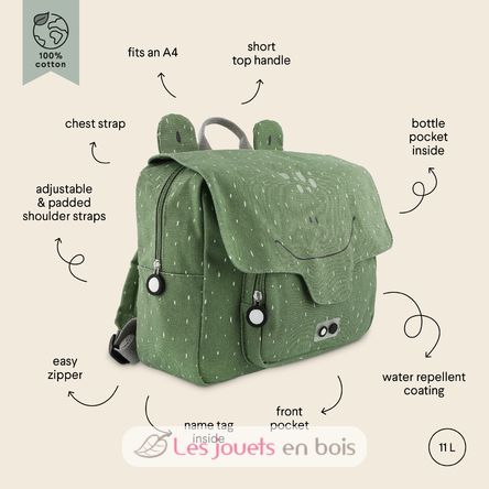 Schultasche Mr Frog TX-91-221 Trixie 3