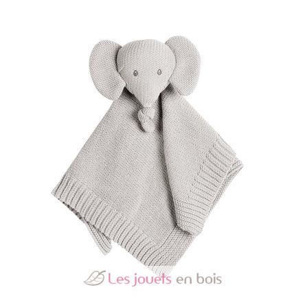 Tembo Kuscheltuch stricken grau NA929066 Nattou 1