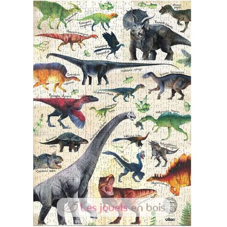 500-teiliges Dinosaurier-Puzzle V9625 Vilac 2