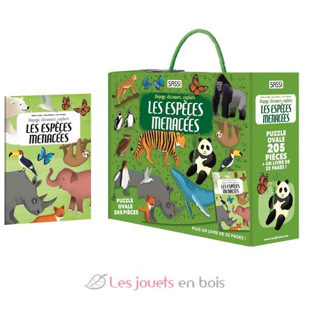 Buch und Puzzle Tiere SJ-2600 Sassi Junior 1