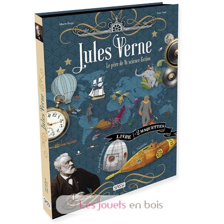 Buch und Modelle Jules Verne SJ-309388 Sassi Junior 1
