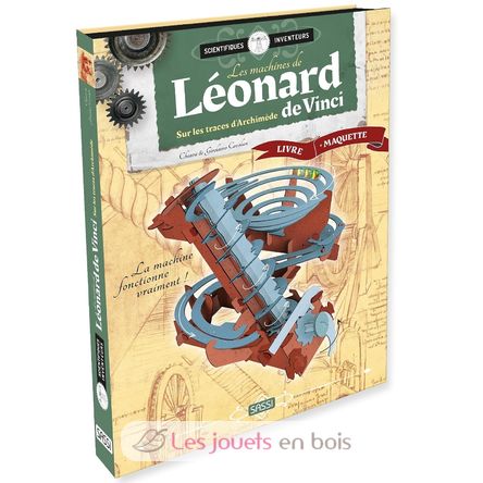 Buch und Modell Die Maschinen von Leonardo da Vinci SJ-330016 Sassi Junior 1