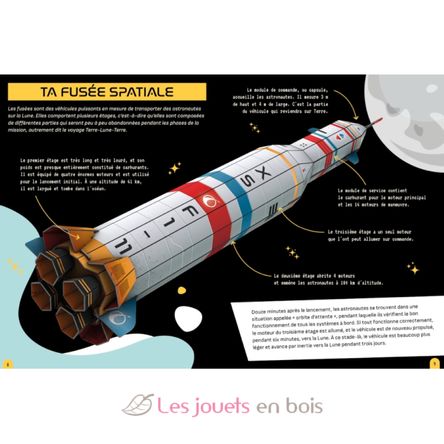 3D-Modell Weltraumrakete SJ-304253 Sassi Junior 3
