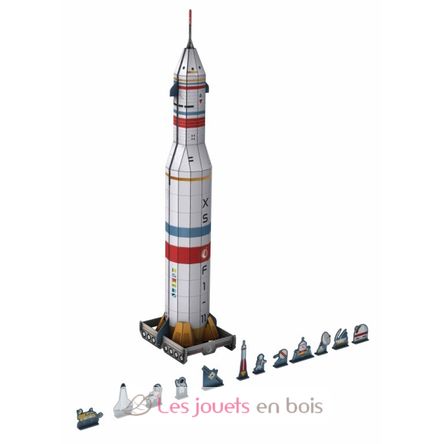 3D-Modell Weltraumrakete SJ-304253 Sassi Junior 4
