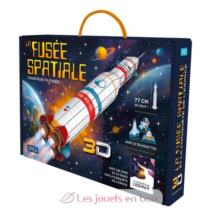 3D-Modell Weltraumrakete SJ-304253 Sassi Junior 1