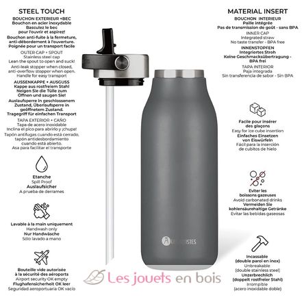 Isolierflasche 2.0 grau 1L A-2390 Les Artistes Paris 2