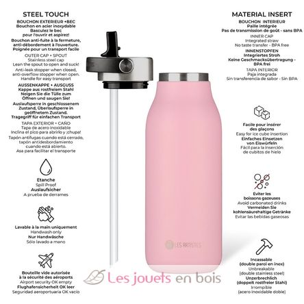 Isolierflasche 2.0 rosa 1L A-2391 Les Artistes Paris 2