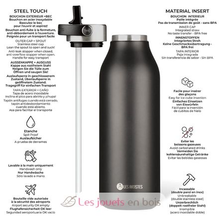 Isolierflasche 2.0 Schwarz 1,5L A-2397 Les Artistes Paris 2