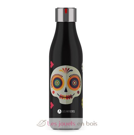 Isolierflasche Sugar Skull 500ml A-4299 Les Artistes Paris 1