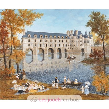 Schloss Chenonceau von Delacroix A1025-350 Puzzle Michele Wilson 2