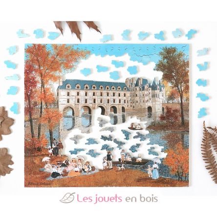 Schloss Chenonceau von Delacroix A1025-350 Puzzle Michele Wilson 3