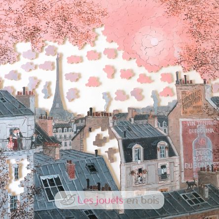 Rosa Himmel im Winter von Delacroix A1035-750 Puzzle Michele Wilson 3
