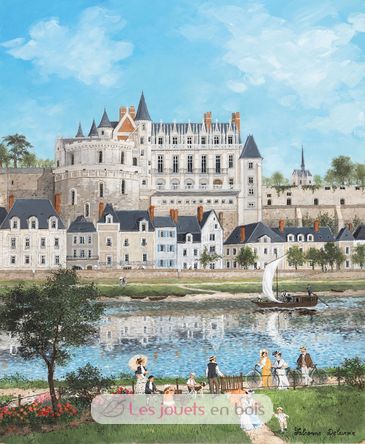 Das Schloss Amboise von Delacroix A1109-500 Puzzle Michele Wilson 2