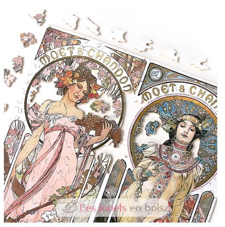 Champagne von Mucha A1110-500 Puzzle Michele Wilson 4