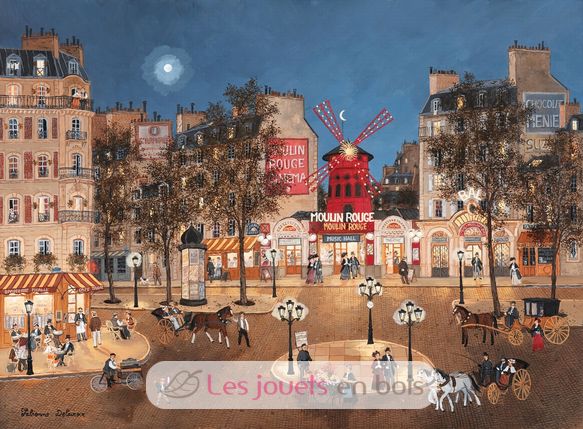 Das Moulin Rouge von Delacroix A1119-1500 Puzzle Michele Wilson 2