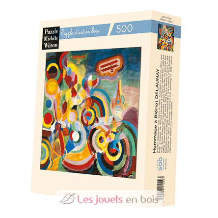 Tribut an Blériot von Delaunay A254-500 Puzzle Michele Wilson 1