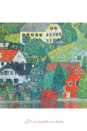 Häuser in Unterach am Attersee by Klimt A478-250 Puzzle Michele Wilson 3