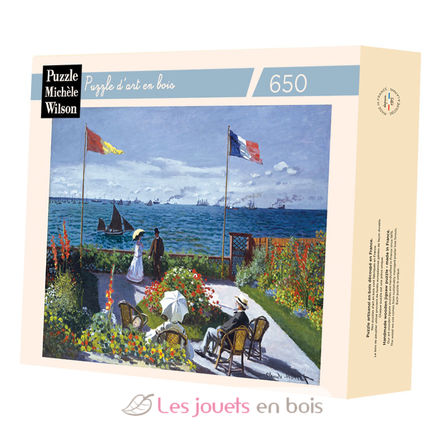 Terrasse von Sainte Adresse von Monet A493-650 Puzzle Michele Wilson 1