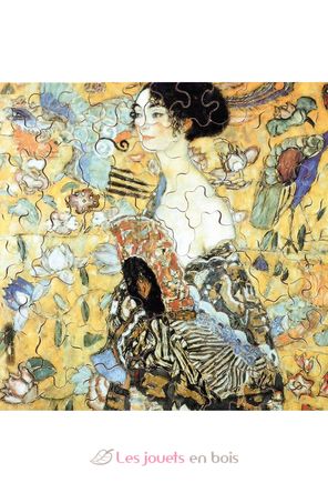 Dame Mit Faecher von Klimt A515-80 Puzzle Michele Wilson 3
