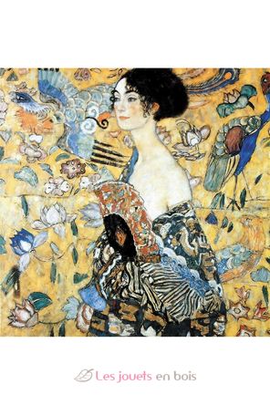 Dame Mit Faecher von Klimt A515-80 Puzzle Michele Wilson 2