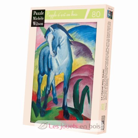 Das blaue Pferd von Franz Marc A60-80 Puzzle Michele Wilson 1