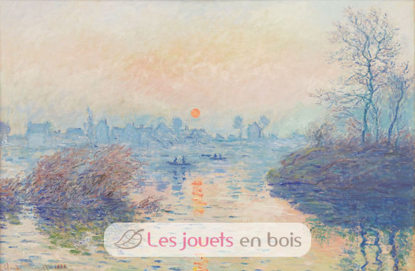 Untergehende Sonne Lavacourt von Monet A697-350 Puzzle Michele Wilson 2