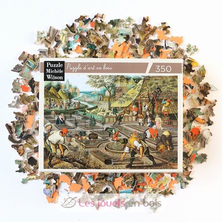 Frühling von Brueghel A732-350 Puzzle Michele Wilson 3