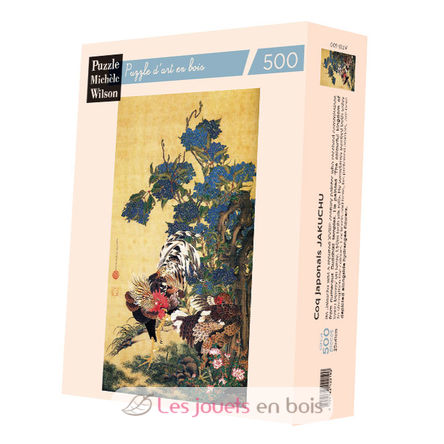 Japanischer Hahn von Jakuchu A761-500 Puzzle Michele Wilson 1