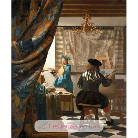 Die Malkunst von Vermeer A827-1200 Puzzle Michele Wilson 2
