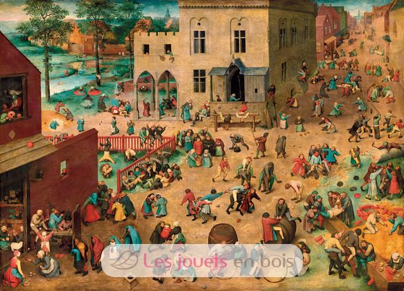 Die Kinderspiele von Bruegel A904-2500 Puzzle Michele Wilson 2