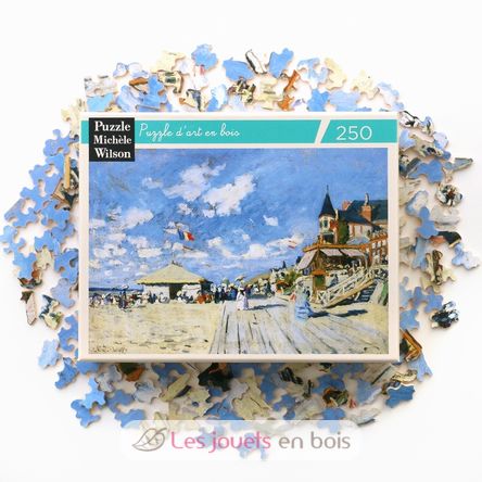 Die Promenade in Trouville Monet A998-250 Puzzle Michele Wilson 3