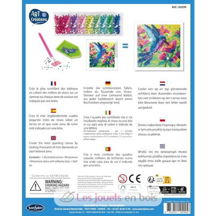 Diamond-Canvas-Set Kolibri SS-20290 Sentosphère 2