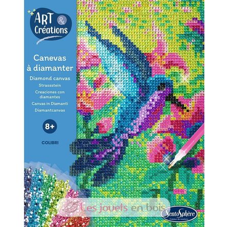 Diamond-Canvas-Set Kolibri SS-20290 Sentosphère 3