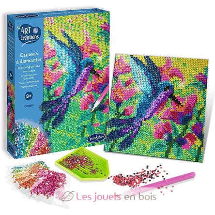 Diamond-Canvas-Set Kolibri SS-20290 Sentosphère 1